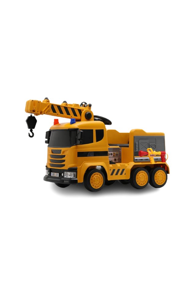 Camion electric de construcții pentru copii cu telecomandă