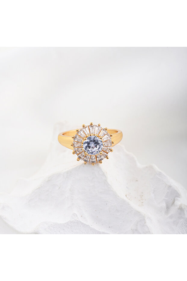 Zircon Diamond Ring - 4