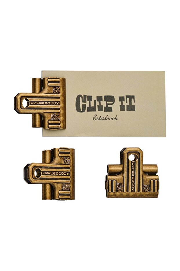 Eclipse 3'lü Klips Seti Pirinç / Brass - 1