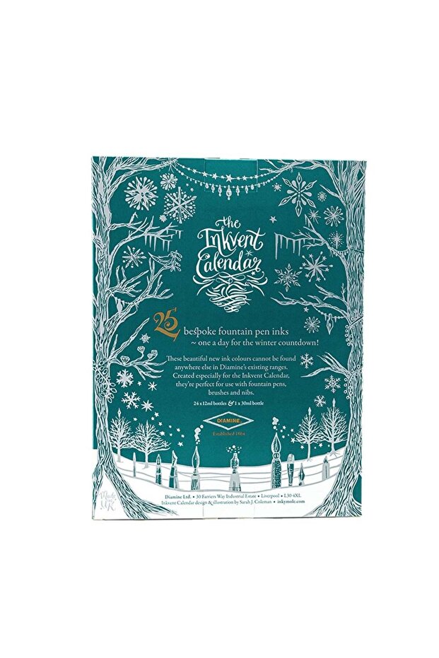 Inkvent Calendar 2025 Teal Edition Mürekkep Takvimi - 3
