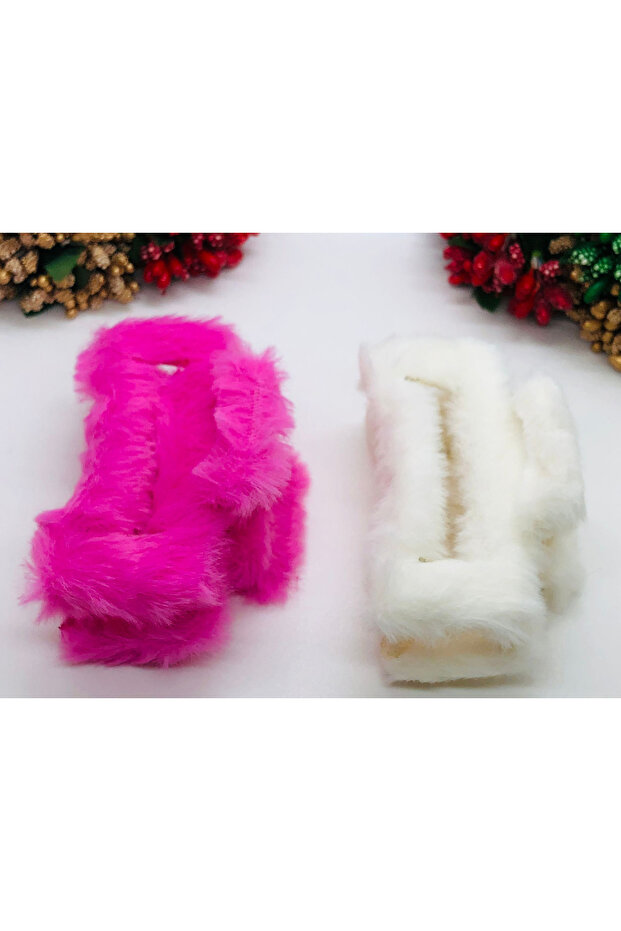 مشبك ملابس من القطيفة، عبوة من قطعتين - 1