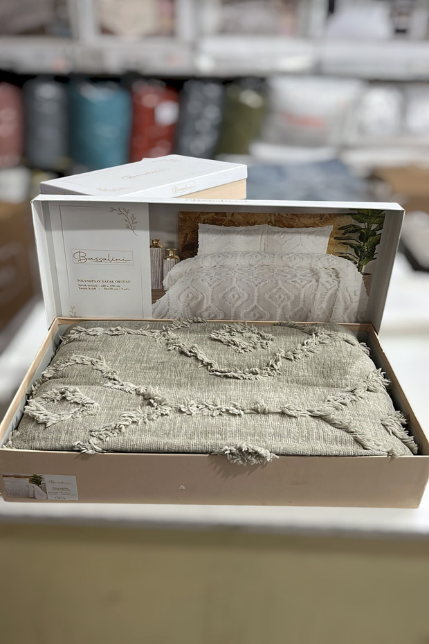 غطاء سرير مزدوج على الطراز الاسكندنافي - 1