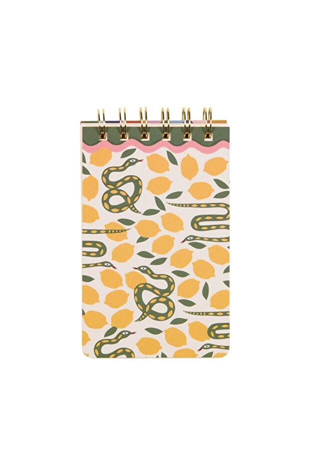 A Dopo Telli Striped Notepad 8,9X14,6 cm - Snake