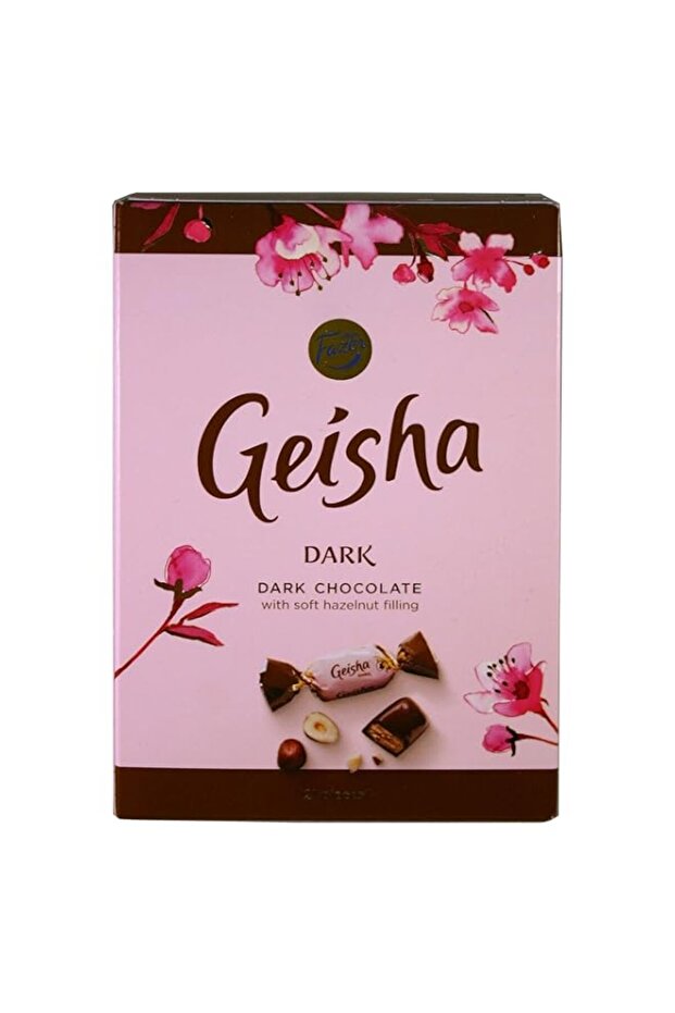 Fazer Geisha Dark Chocolates with Soft Hazelnut Filling Small Box 5.3 Oz (150g)