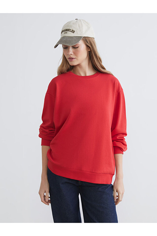 Xside bicycle collar oversize women's sweatshirt