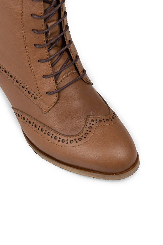 Kadın Hakiki Deri Taba Bot - 4