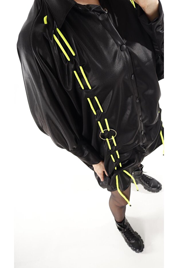 قميص بتصميم خيط نيون - 6