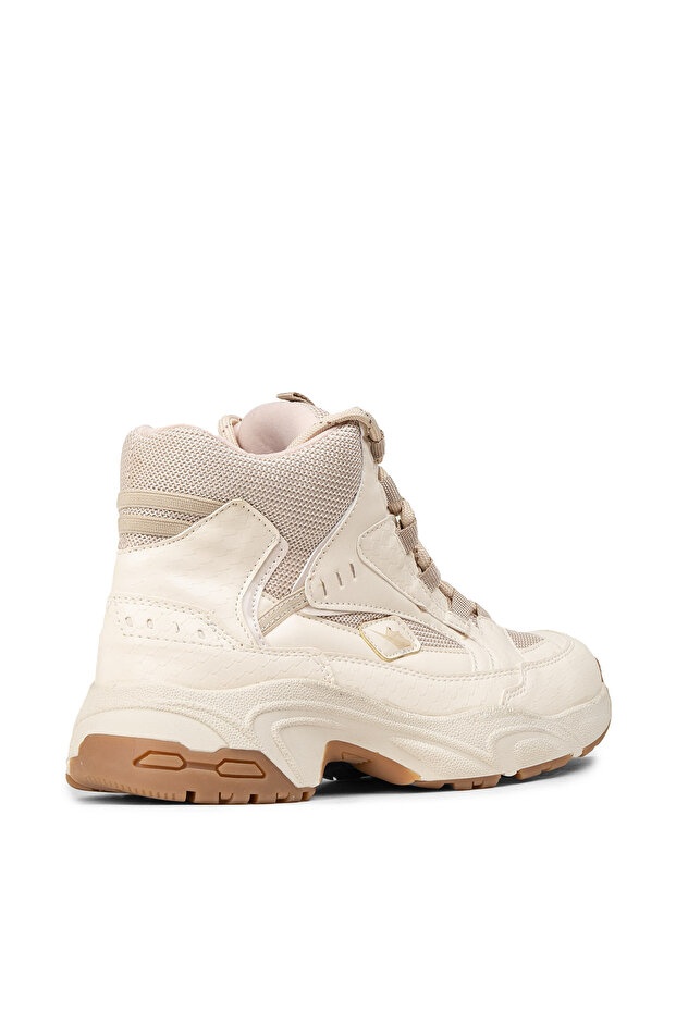 Kadın Bej Sneaker Bot - 2