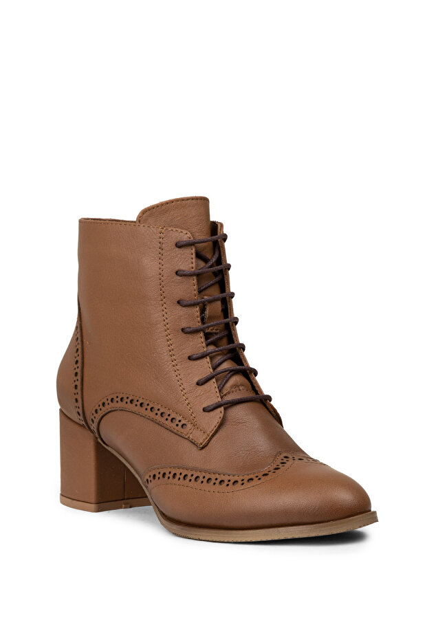 Kadın Hakiki Deri Taba Bot - 5