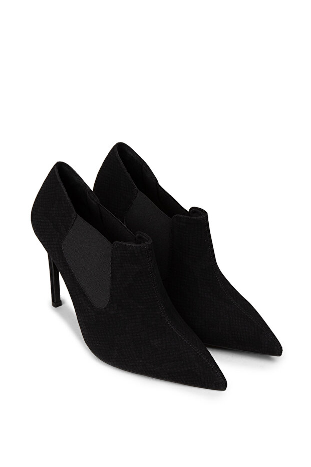 Kadın Siyah İnce Topuklu Bot - 3