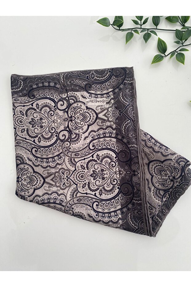 Eșarfă Lidia cu model de perle - 1