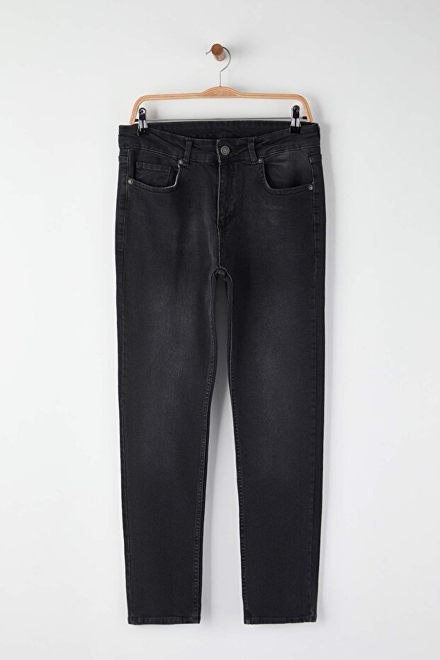 Antrasit Regular Fit Jeans Kot Pantolon TMNAW23JE00036 - 5