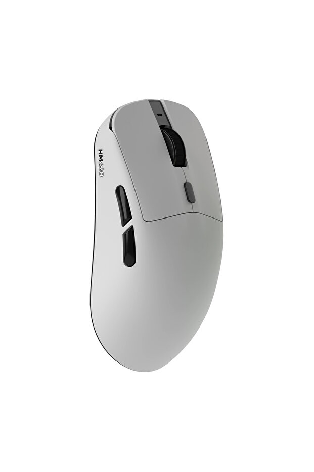 HM420 4K Hz 26000 DPI Tri-Mode Kablosuz/Bluetooth Şarj Standlı Beyaz Gaming Oyuncu Mouse - 4