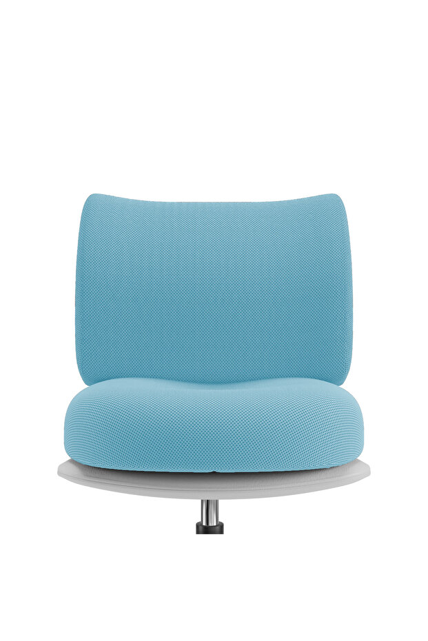 Smith Ve Bels Visco Anatomik Oturma Simidi Ve Bel Destek Yastık Ofis Seti, Ortopedik, Açık Mavi - 7