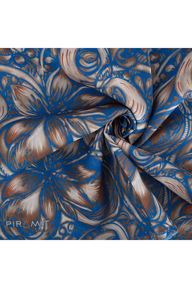 Eșarfă cu model natural - 2