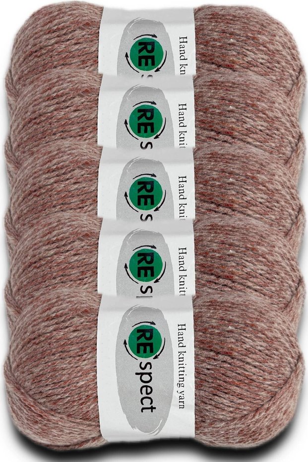 102 (Pack of 5) - Export Surplus Economical Hand Knitting Yarn