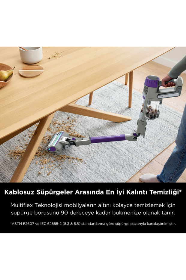 PowerDetect Turbo Başlıklı Şarjlı Dikey Süpürge - 6