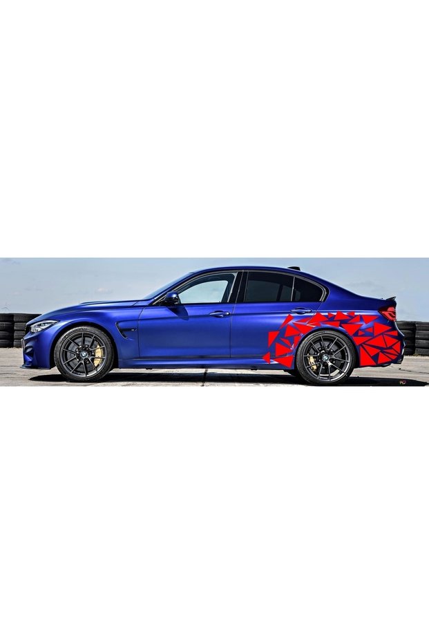 Triangle Coating Rear Fender Sticker Prime Quality Adhesion