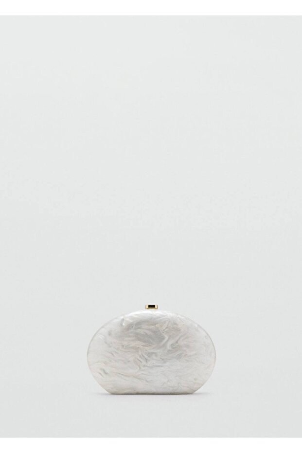 Oval clutch çanta - 2