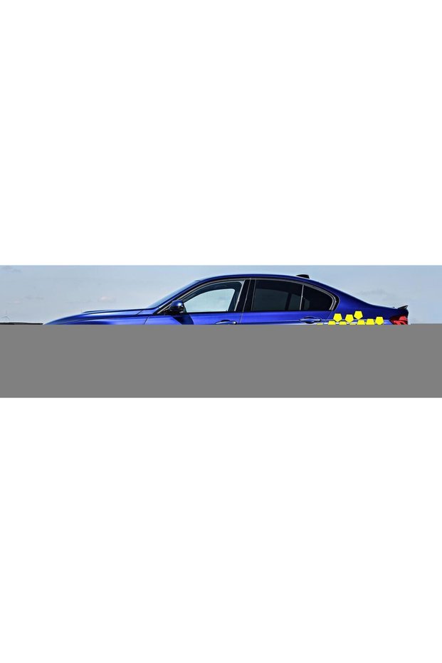 Hexagonal Coating Back Mudguard Sticker