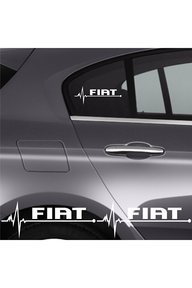 Special New Compatible Accessory Auto Rhythm for Fiat Idea Special New Sticker 2 Pcs 20*9 cm