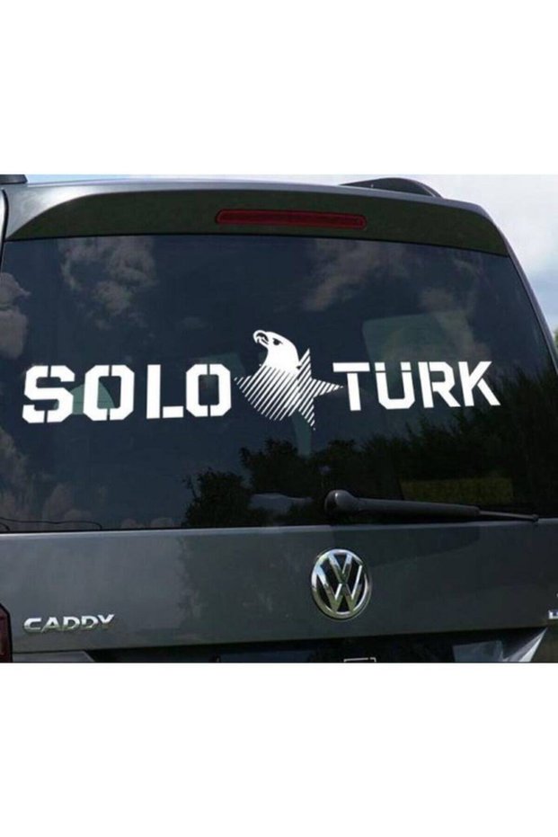Solo Turkish custom new sticker Auto Rear Window custom new sticker 52*13 Cm