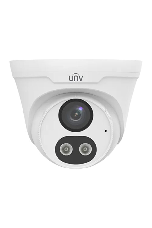 Cameră IP ColorHunter Dual-Light, 8 MP, obiectiv 2,8 mm, IR 30 m, WL 30 m, audio - UNV IPC3618LE-ADF28KC-DL - 1