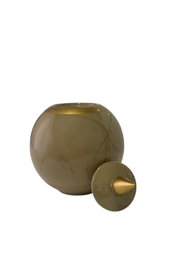 2li Küp Obje - Bej - 2