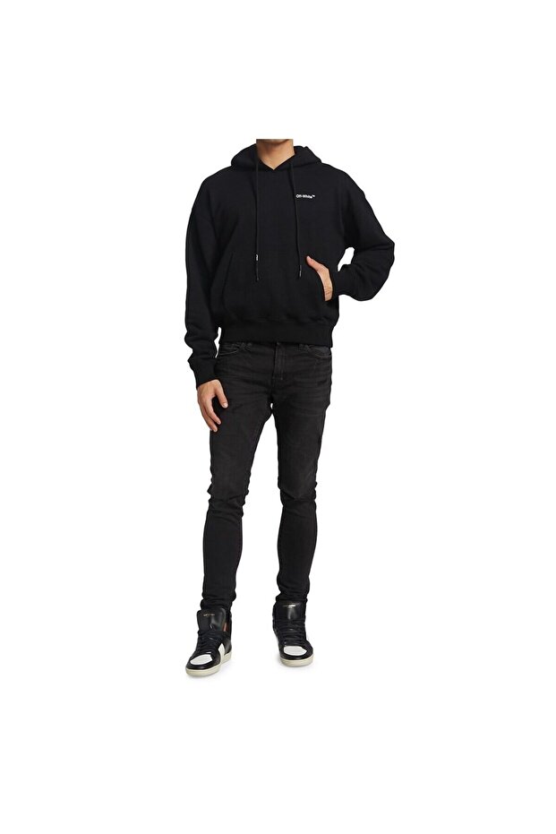 Off-White Siyah Erkek Sweatshirt - 5