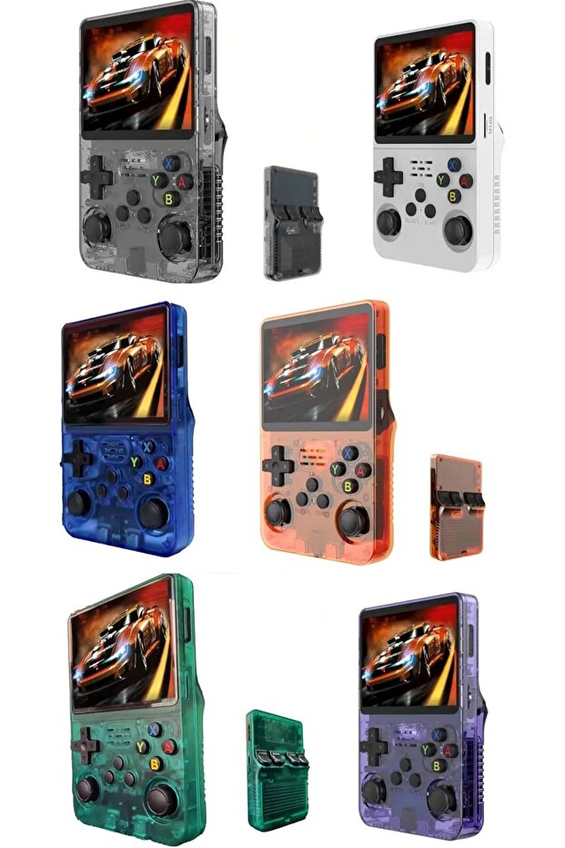 -R36S Retro Handheld Game Console, 3.5-inch IPS Screen, RK3326 CPU, 4GB RAM, 128GB Storage, 30000