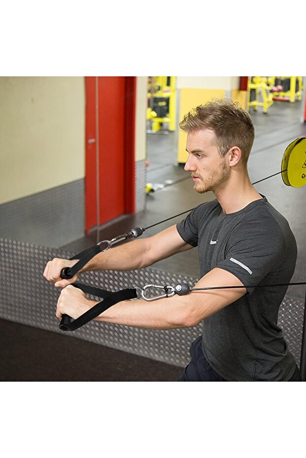 Fitness Elcik Çekiş Aparatı Elciği - Sarı Tek - 4