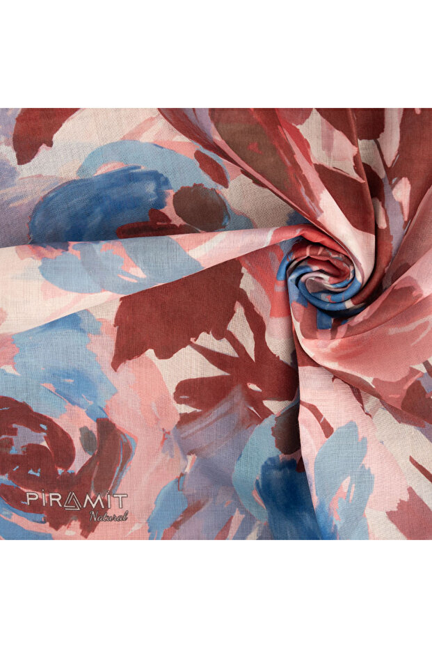 Eșarfă cu model natural - 2