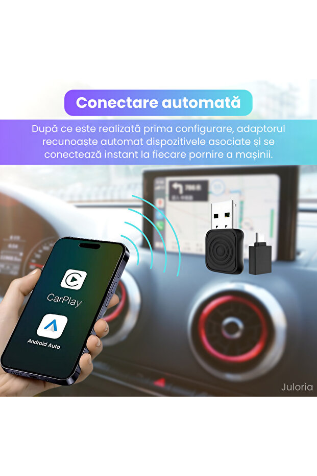 Carlinkit Mini Ultra Wireless Adapter – Wireless CarPlay & Android Auto, USB-C, Plug & Play - 6
