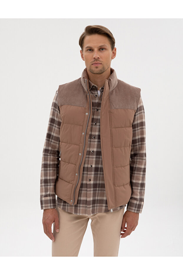 Mink Velvet Detailed Vest 50313952-Vr052