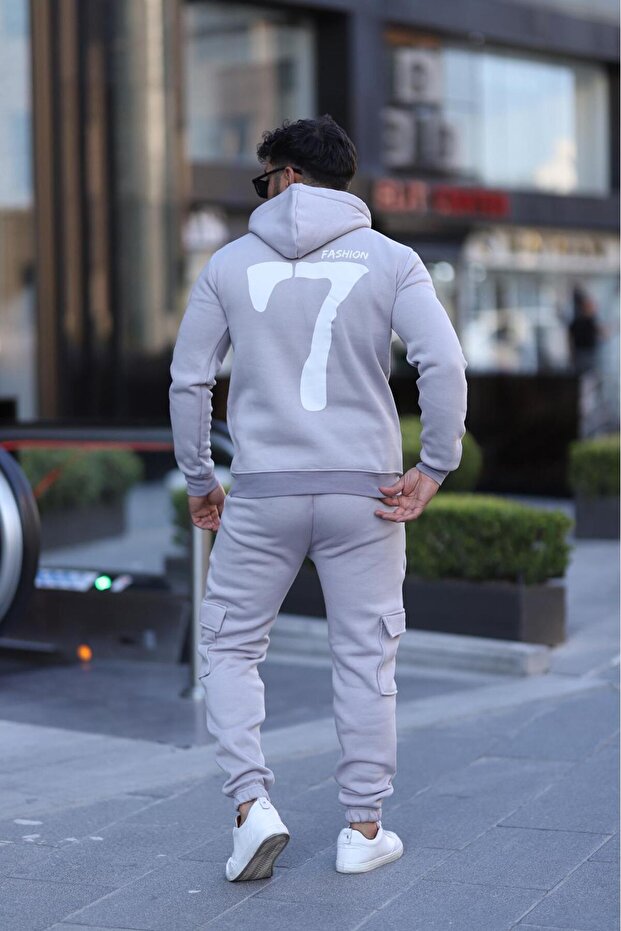 Erkek Şardonlu Eşofman Takımı - 2