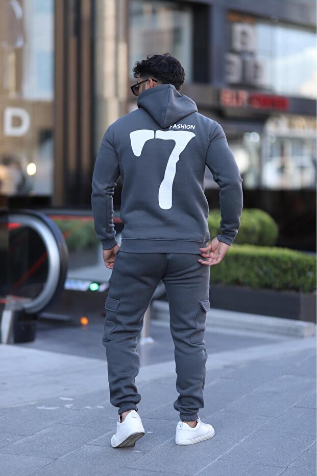 Erkek Şardonlu Eşofman Takımı - 2