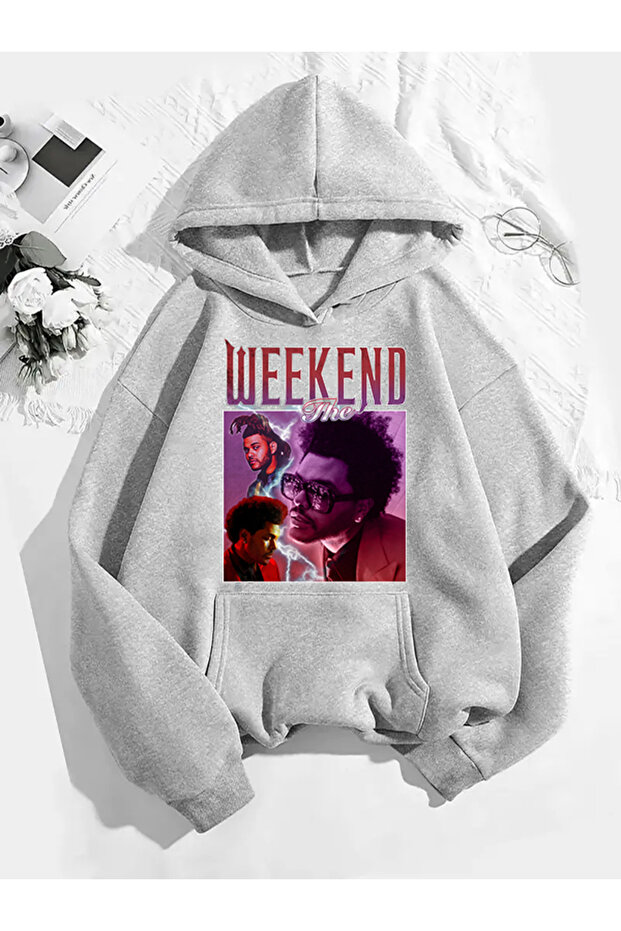 سترة رياضية رمادية اللون مطبوعة من Weekend v2 - 1