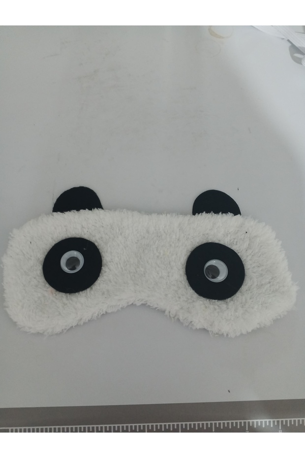 غطاء عين للنوم من القطيفة على شكل باندا - 1