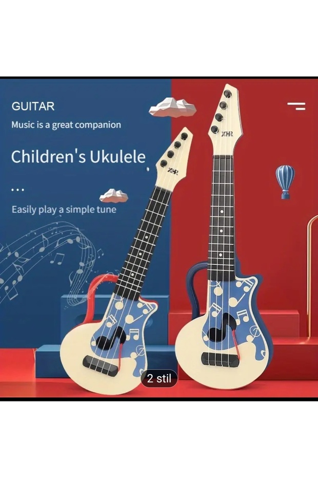 4 String Guitar Ukulela Toy - 1