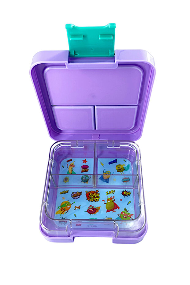 صندوق طعام ميني - بنفسجي - 2