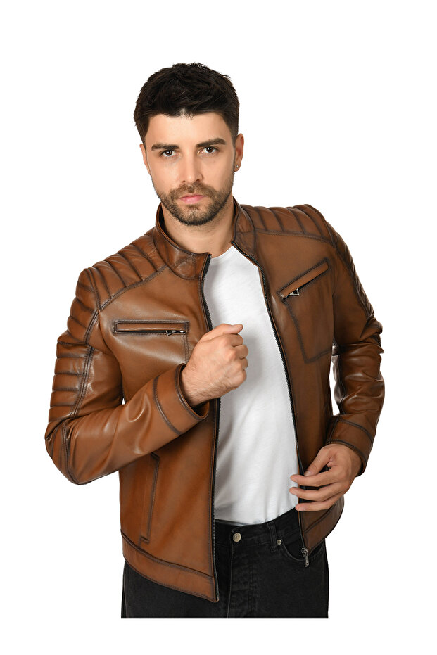 Men's Leather Jacket 2520 - 3