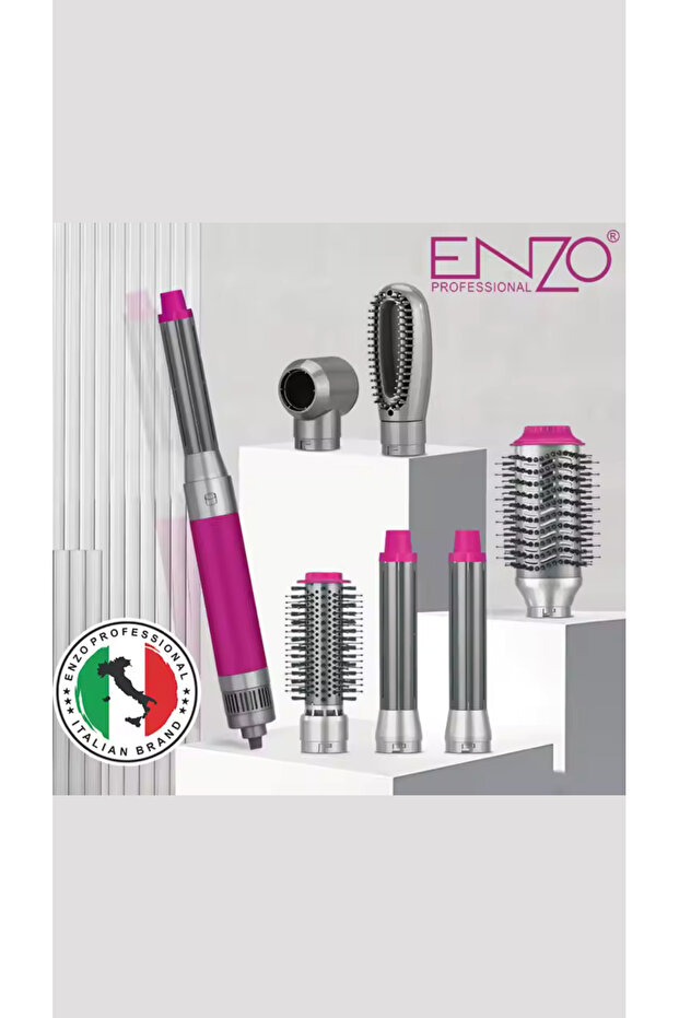 EN-4133 6-in-1 Electric Styling Set – Straightener, Curler, Dryer & Comb - 7