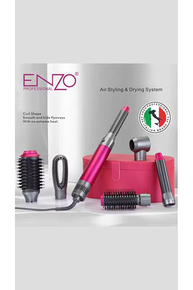 EN-4133 6-in-1 Electric Styling Set – Straightener, Curler, Dryer & Comb - 1