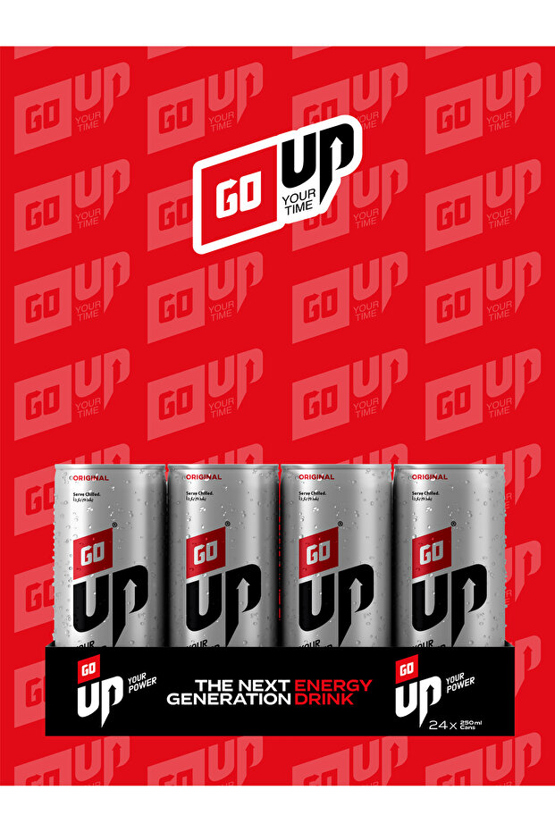 24'lü Go Up 250 ml Enerji İçeceği - 1