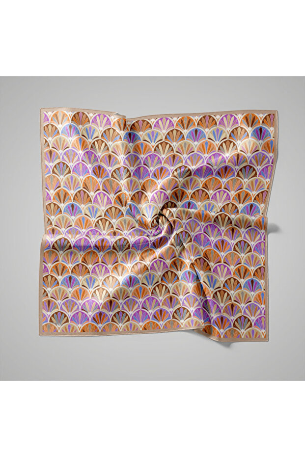 Eșarfă cu model natural - 1