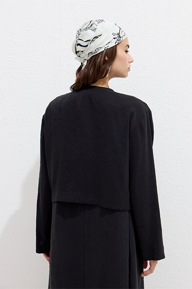 MODAL BUTTON BLUZ SCHWARZ - 4