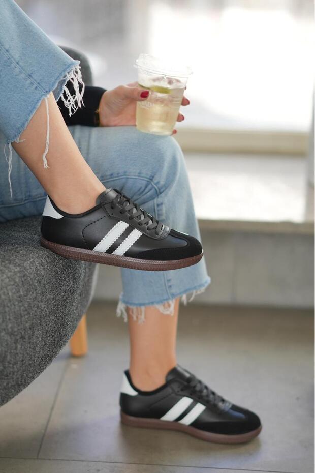 Kadın Siyah Günlük Sneaker - 2