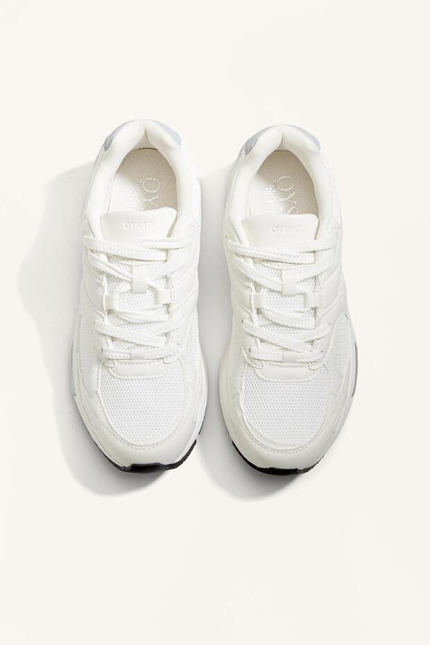 Süet running tarzı spor ayakkabı - 7