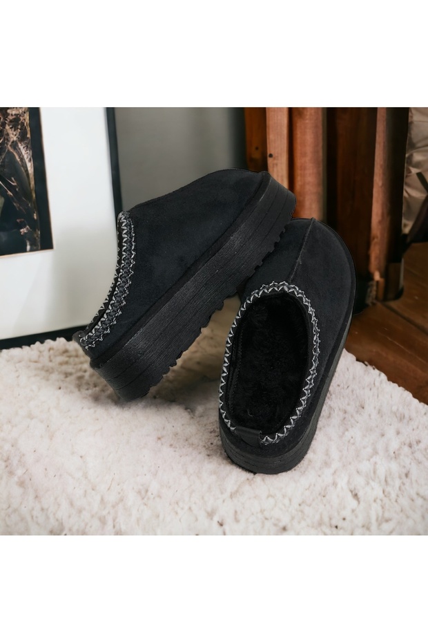 Kadın Şeritli Terlik Kalın Taban - 5