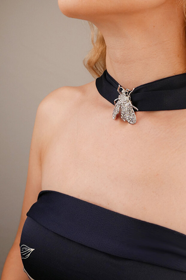 Arı Broş Gümüş - 3